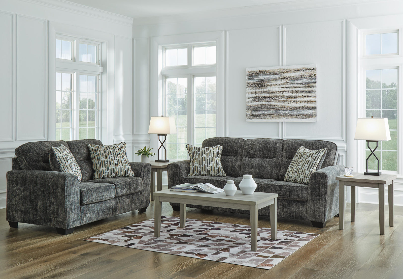 Lonoke Sofa and Loveseat (50504-SI) - Image 3