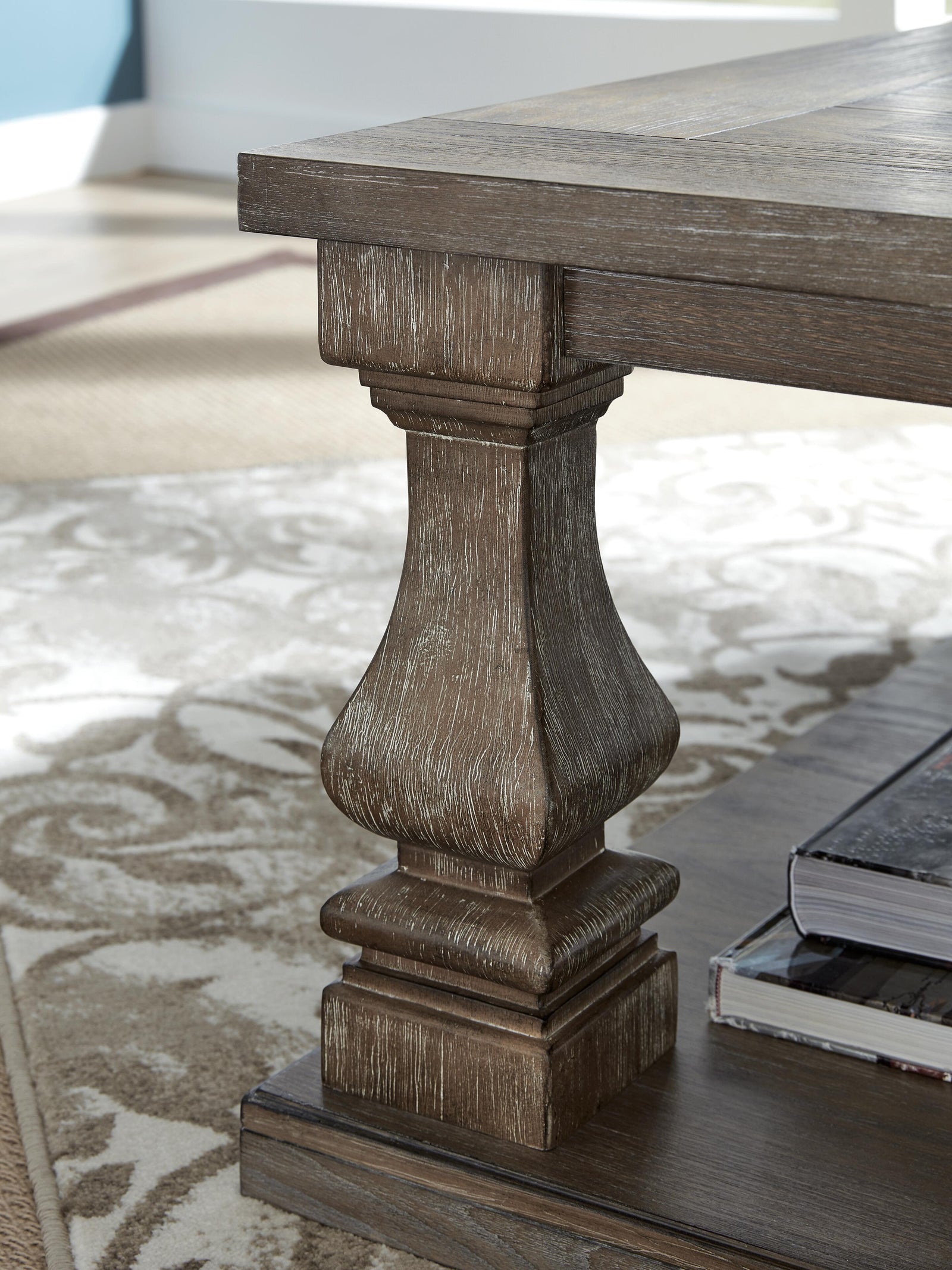 Johnelle Coffee Table - Gray (T776-SI) - Image 7
