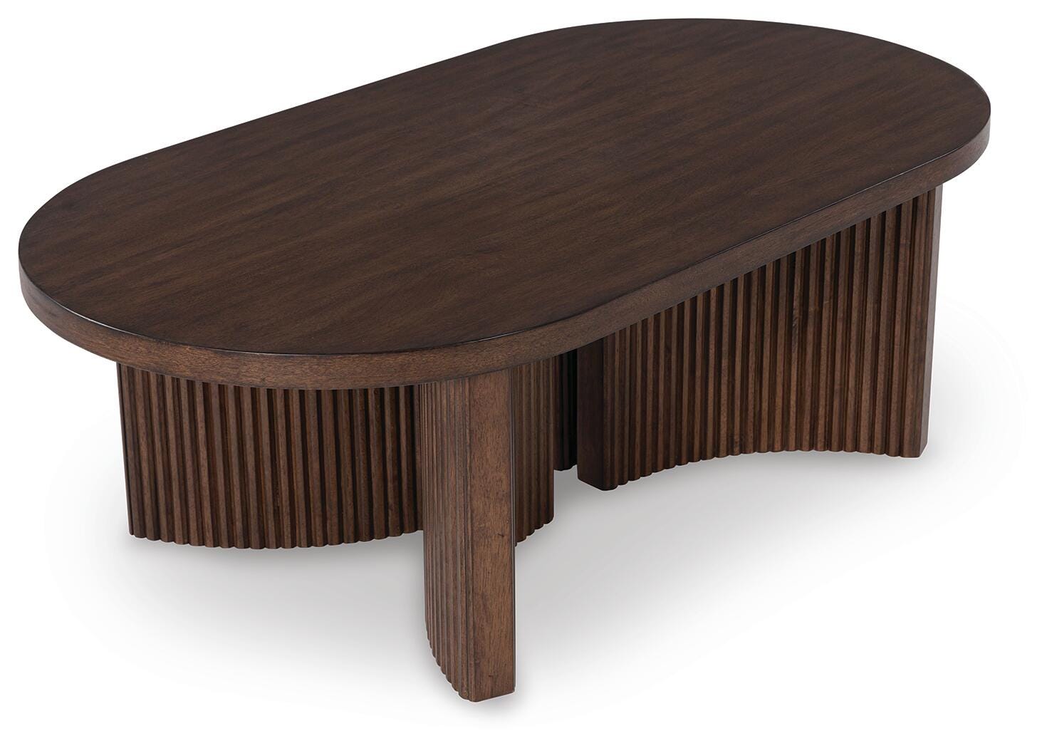 Korestone Coffee Table and 2 End Tables - Dark Brown (T689-SI) - Image 5