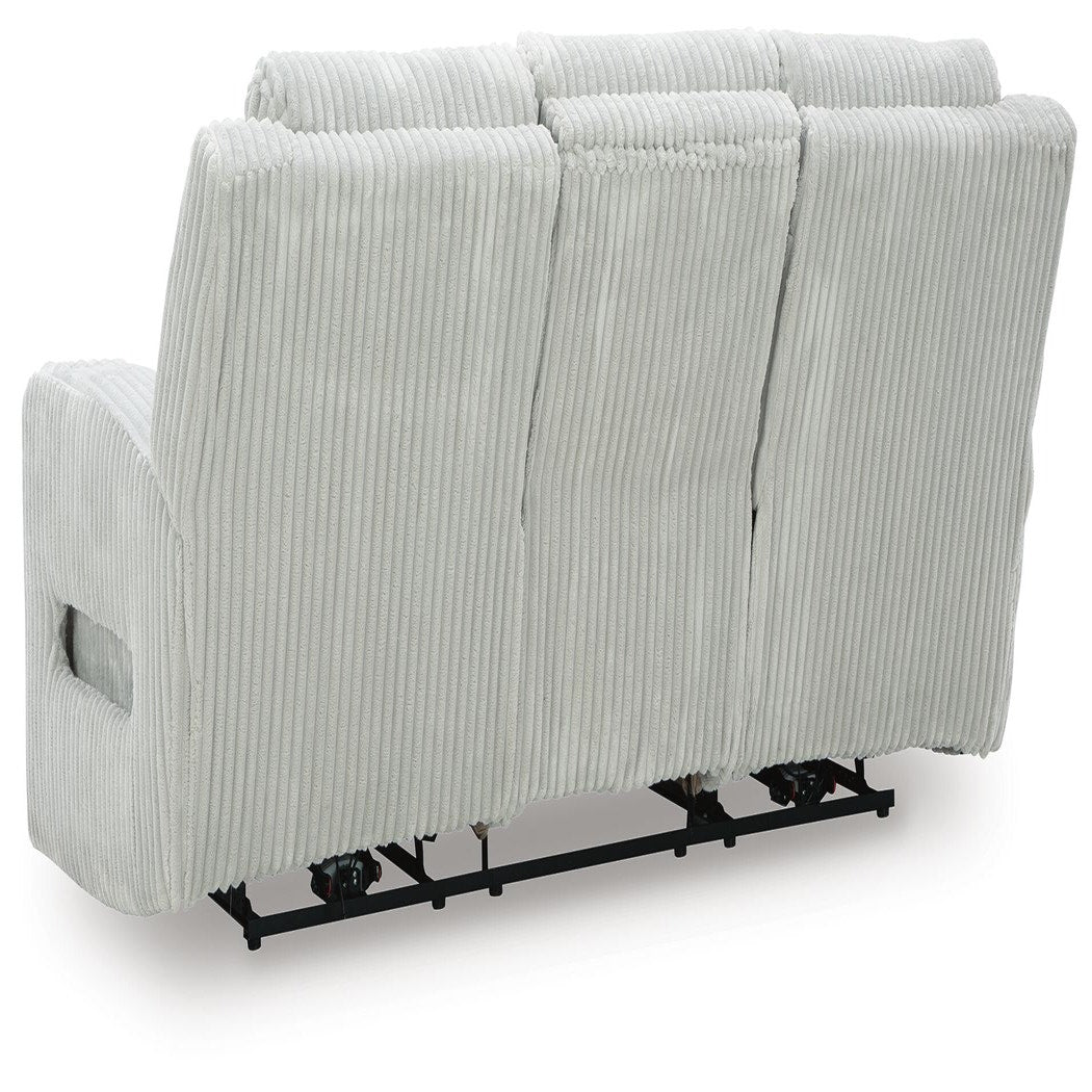Carvara Power Reclining Sofa and Loveseat (PC64203-SI) - Image 7