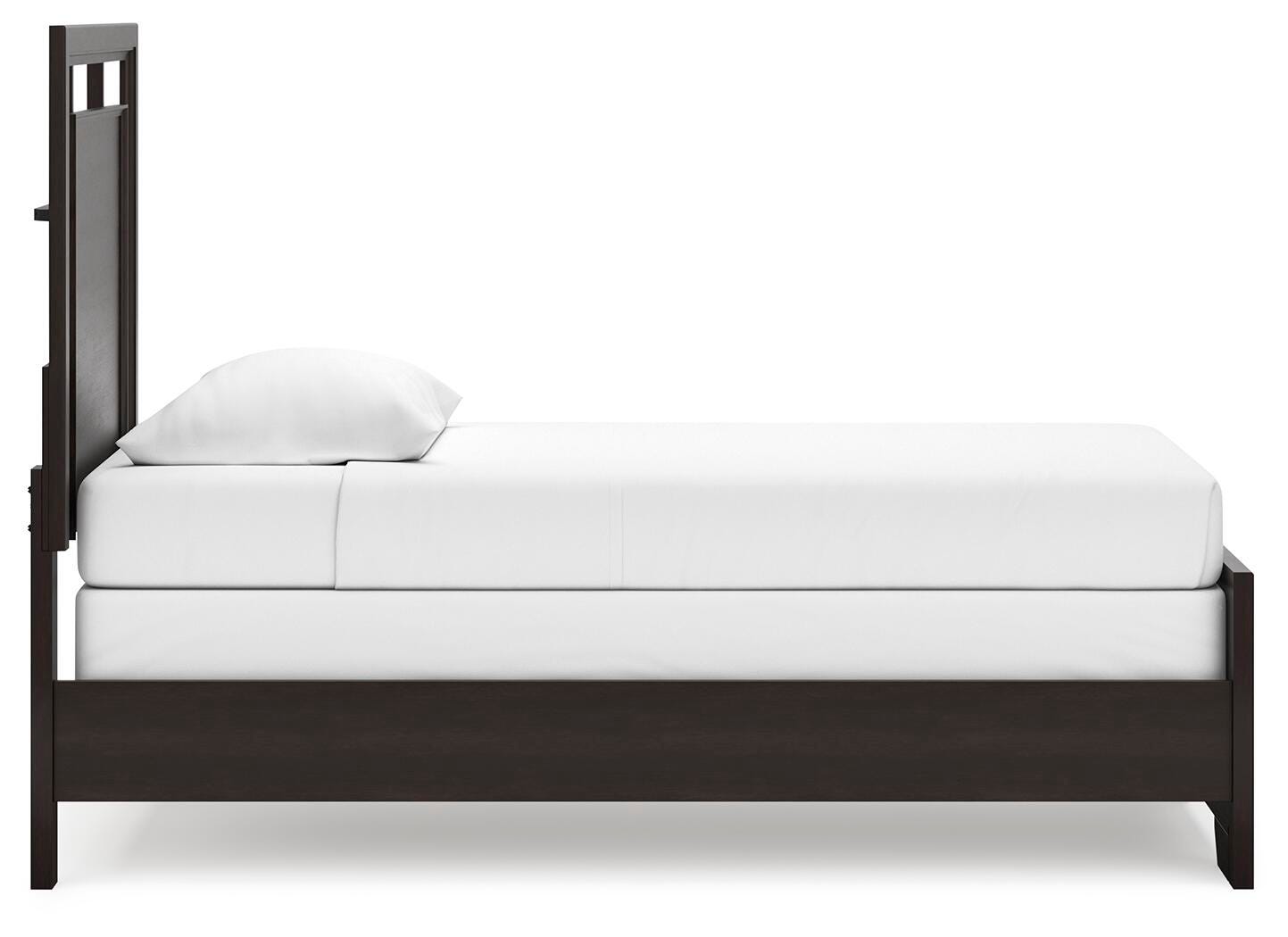 Covetown Panel Bed, Dresser and Mirror - Dark Brown (B441-SI) - Image 6