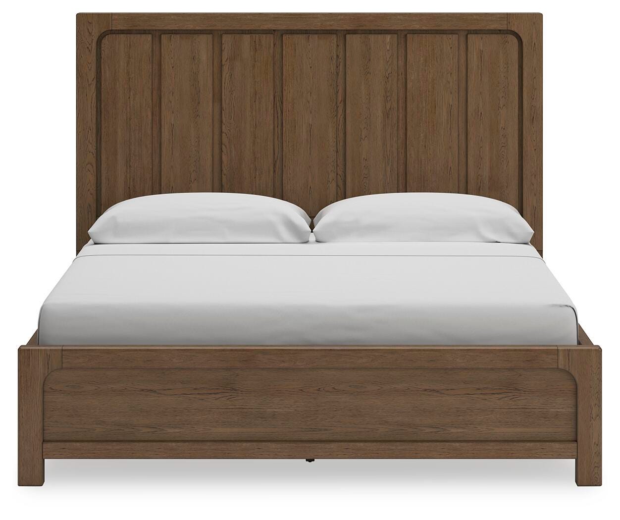 Cabalynn Panel Bed with Storage, Dresser and Mirror - Light Brown (B974-SI) - Image 7