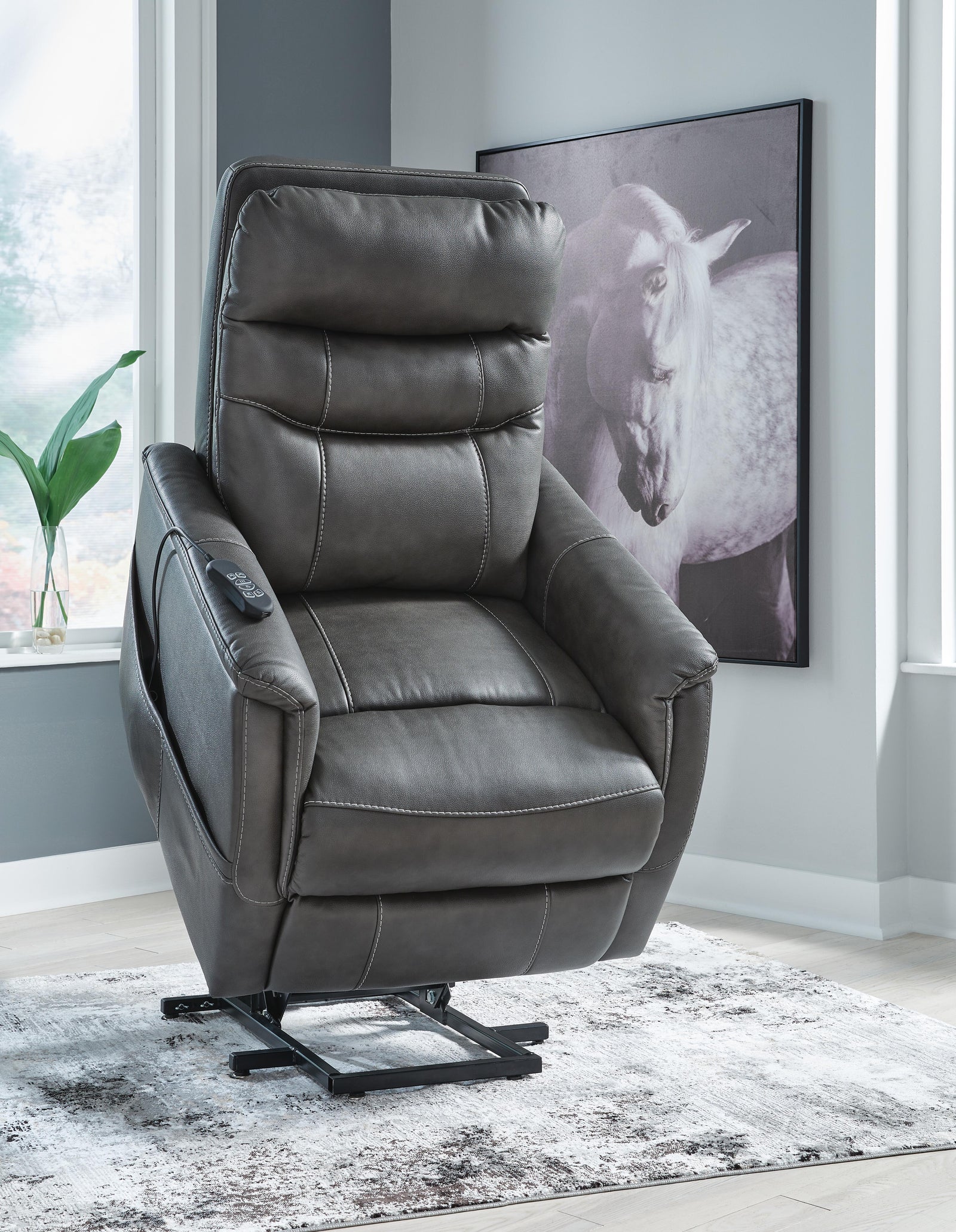 Strawbill Power Lift Recliner (63909-SI) - Image 10