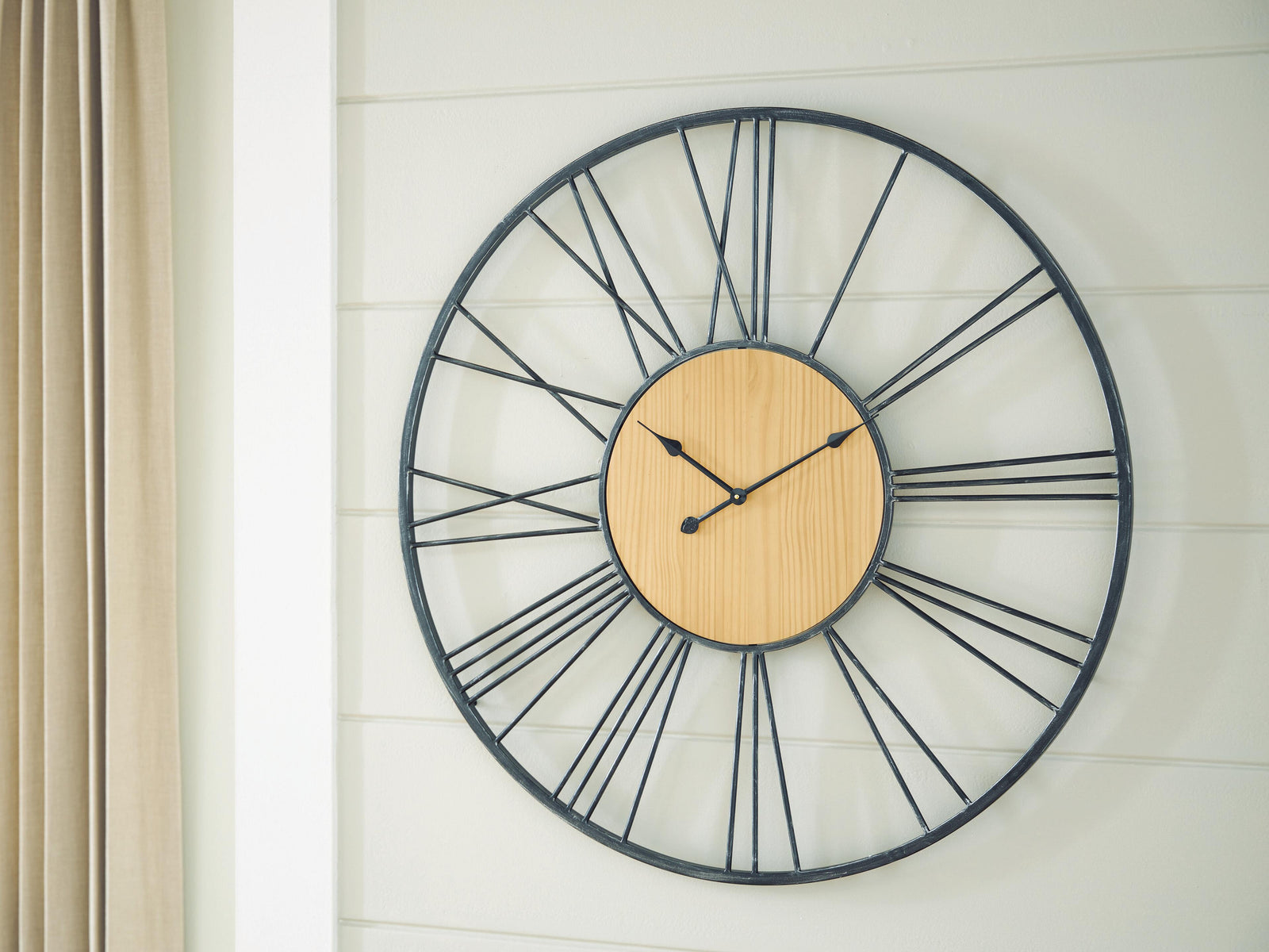 Brockett Wall Clock (A8010452-SI) - Image 2