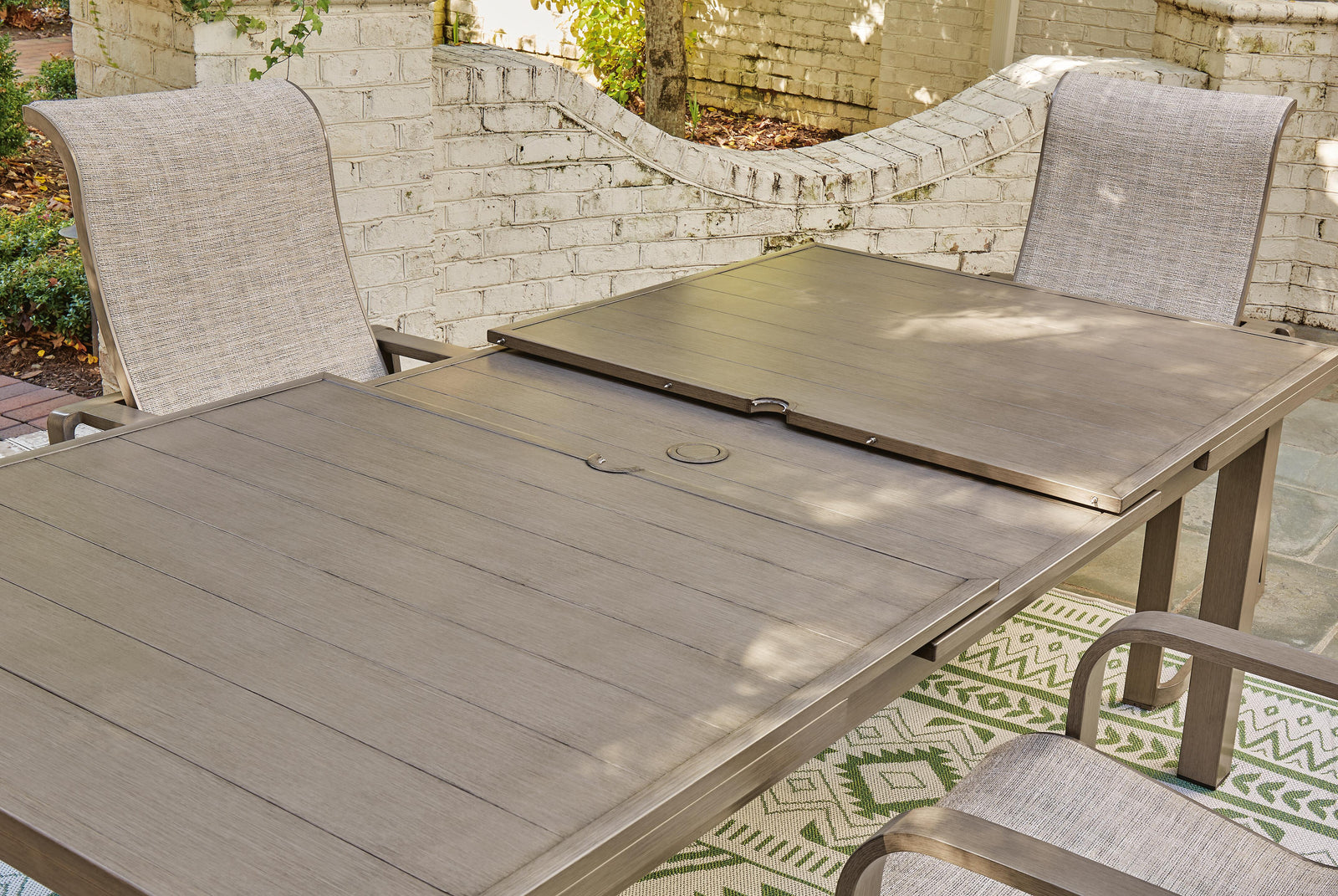 Beach Front Outdoor Dining Table (P323-SI) - Image 9