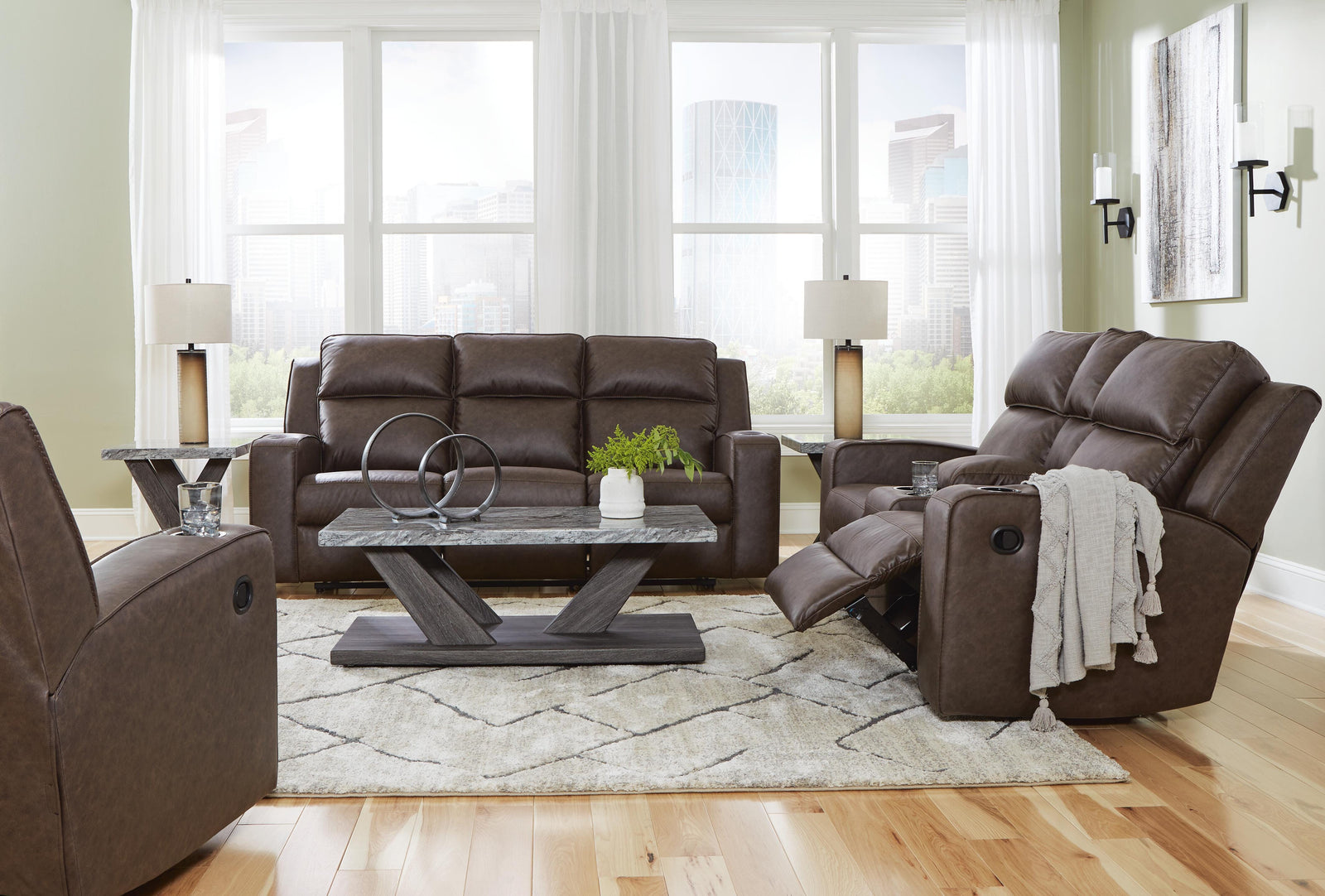 Lavenhorne Reclining Sofa, Loveseat and Recliner (63306-SI) - Image 17