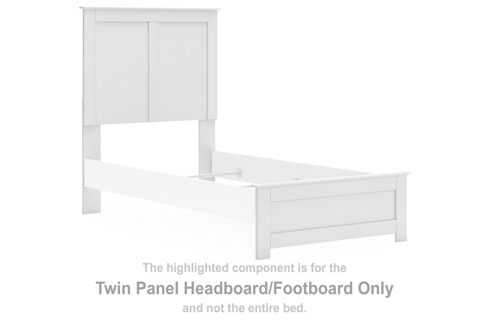 Bostwick Shoals Panel Headboard/Footboard - White (B139-SI) - Image 4