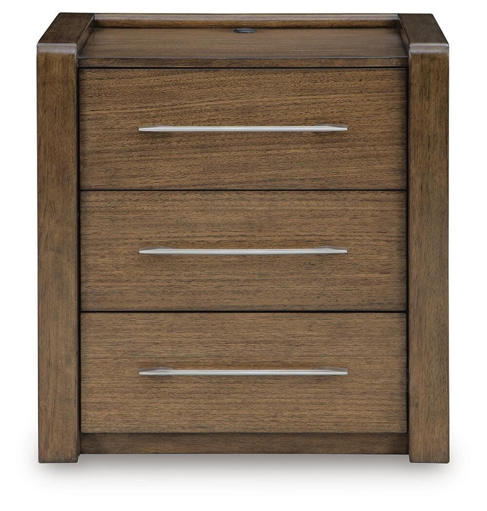 Marxmore Nightstand - Brown (B863-SI) - Image 4