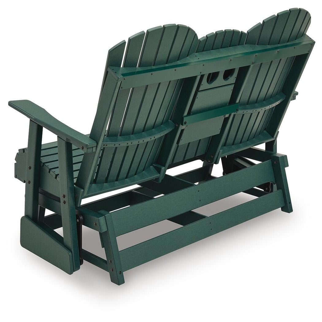 Shell Beach Outdoor Loveseat Glider (PCP115-SI) - Image 13