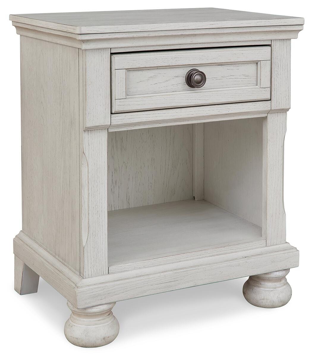 Robbinsdale Nightstand - Antique White (B742-SI) - Image 7