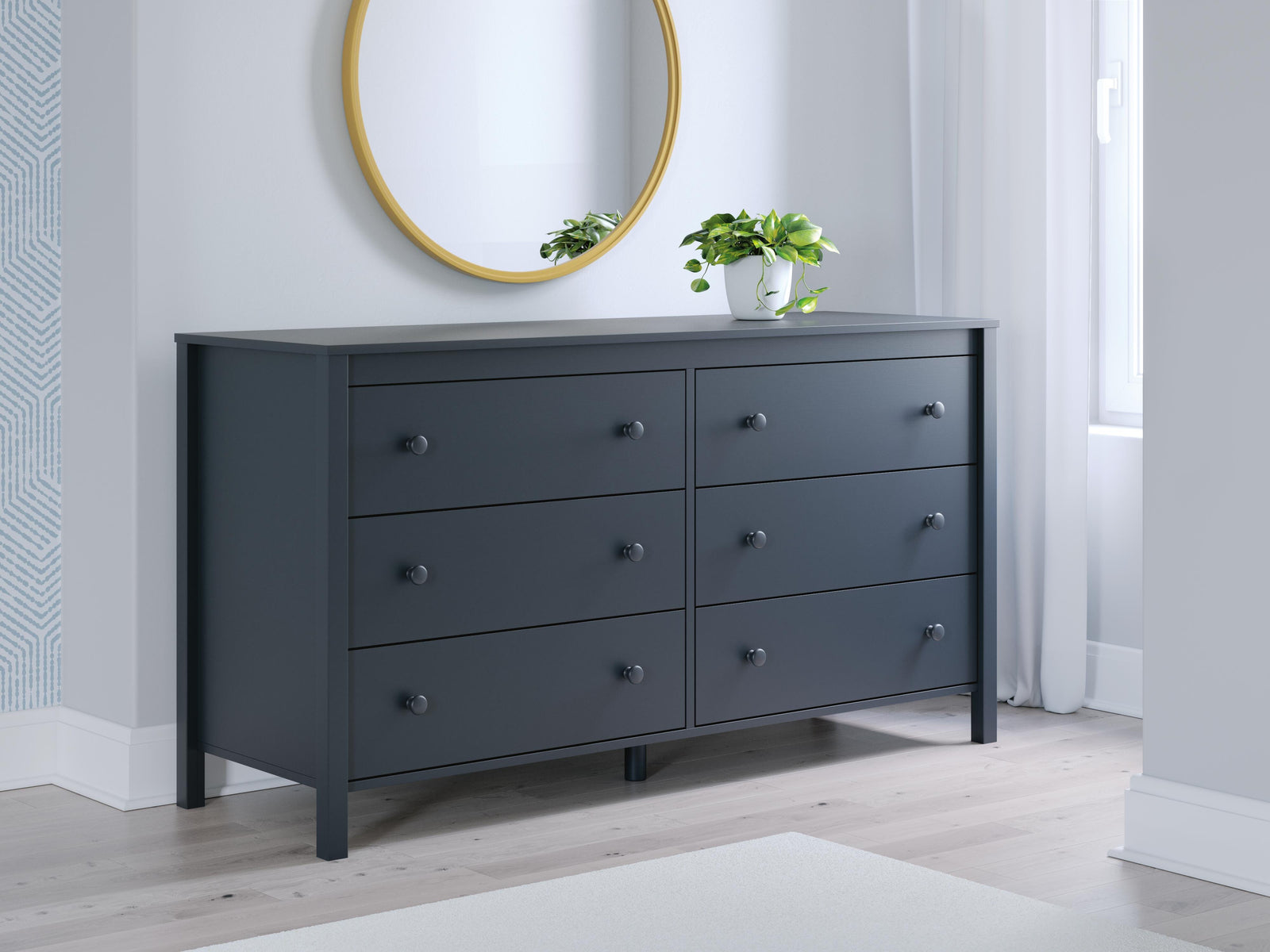 Simmenfort Dresser - Navy Blue (EB1528-SI) - Image 9