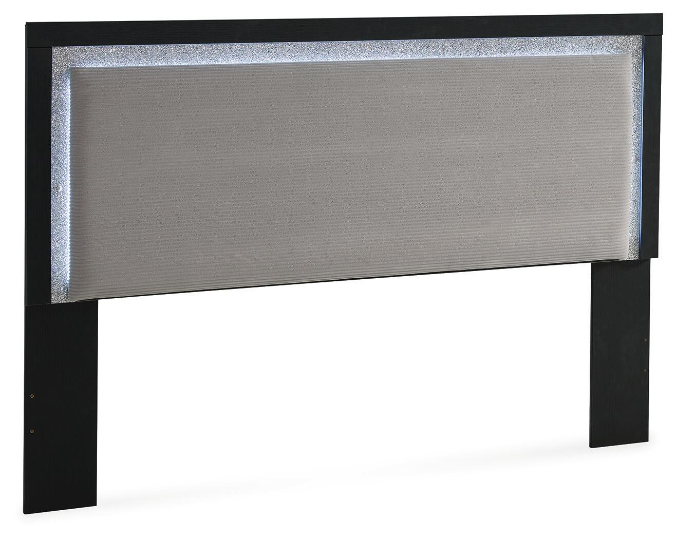 Maeling King Upholstered Panel Headboard (PCB1115-SI) - Image 7