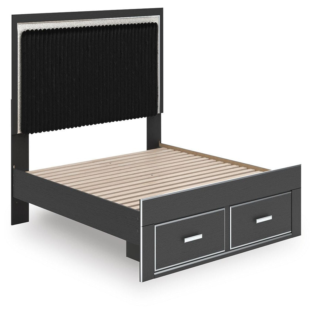 Zuraleus King Storage Bed, Dresser, Mirror, Chest and Nightstand (PCB3380-SI) - Image 20
