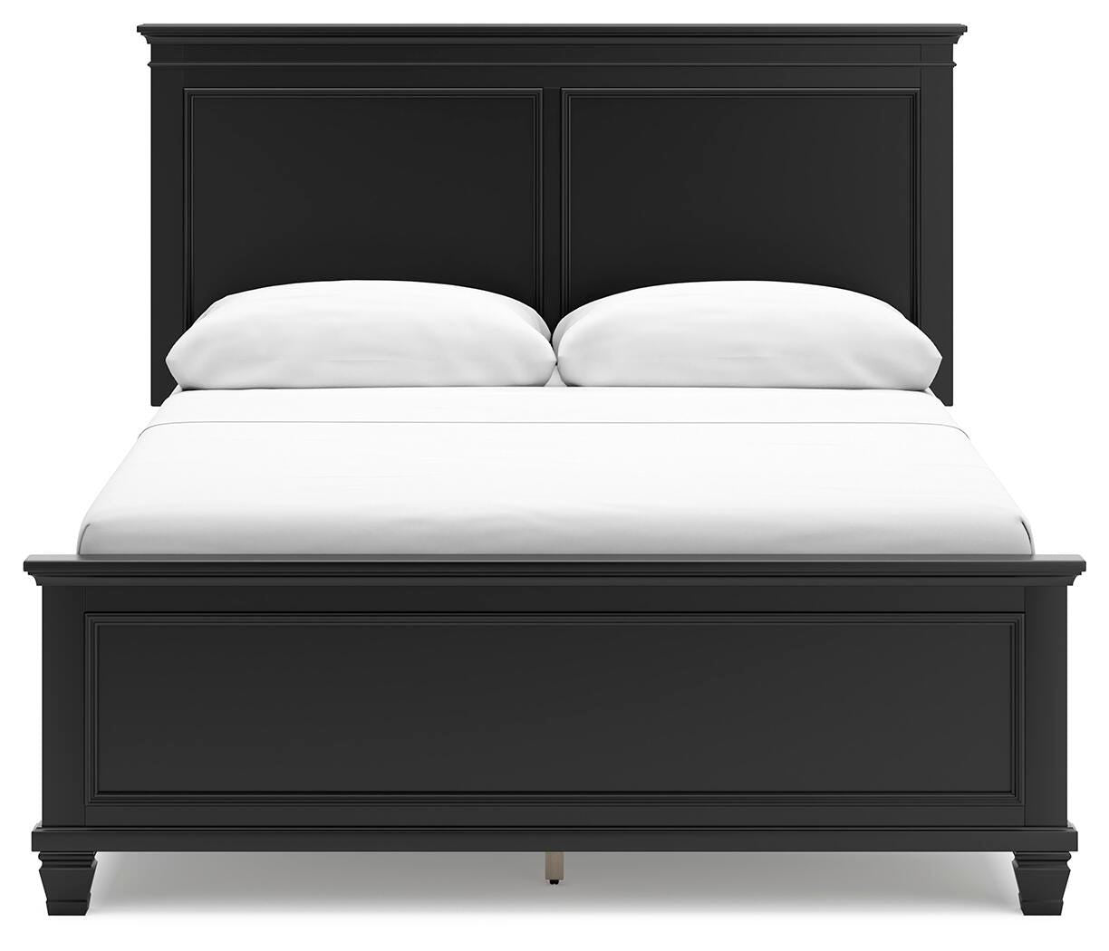 Lanolee Panel Bed, Dresser, Mirror and Nightstand - Black (B687-SI) - Image 9