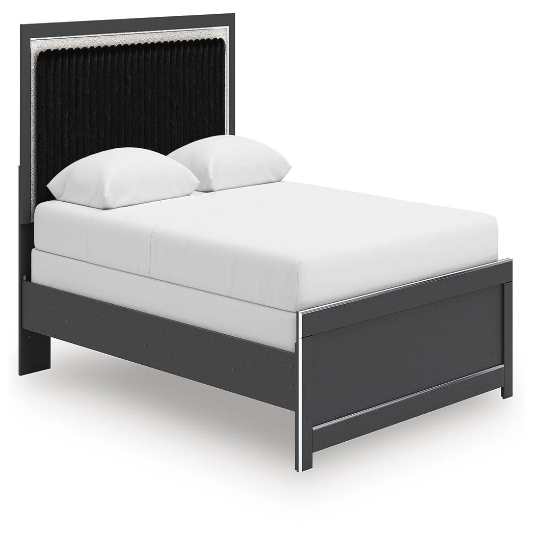 Zuraleus Queen Upholstered Panel Bed (PCB3380-SI)