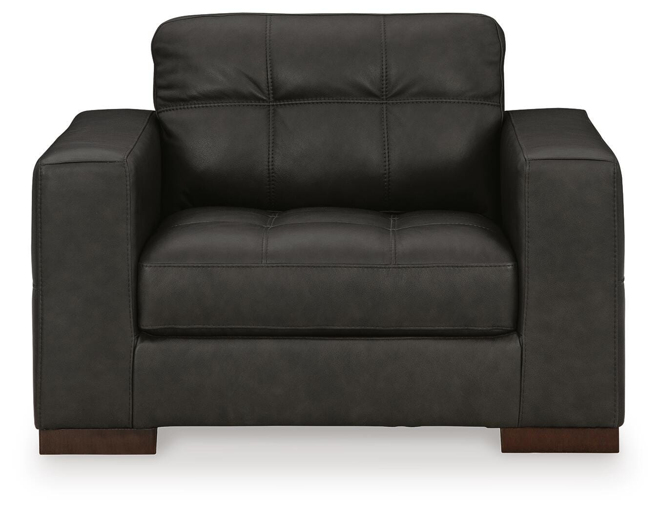Luigi Oversized Chair and Ottoman (56506-SI) - Image 2