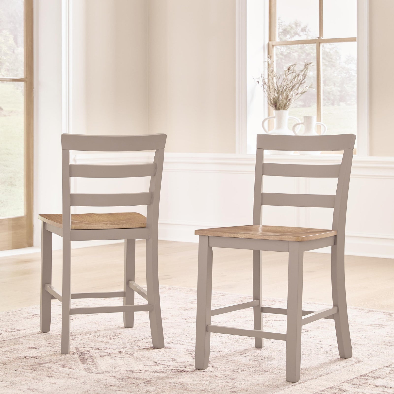 Harperfeld Counter Height Barstool (Set of 2) (PCD403-SI) - Image 6
