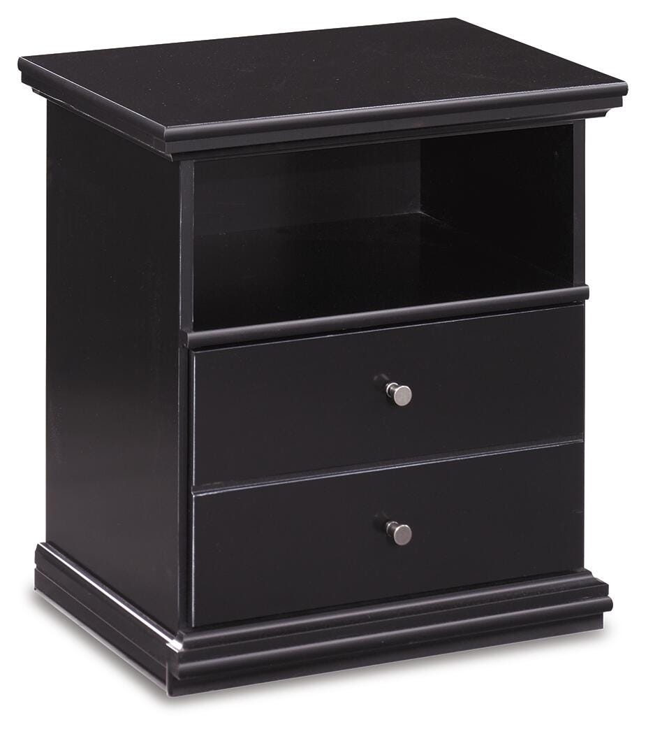 Maribel Panel Bed, Dresser, Mirror and Nightstand - Black (B138-SI) - Image 18