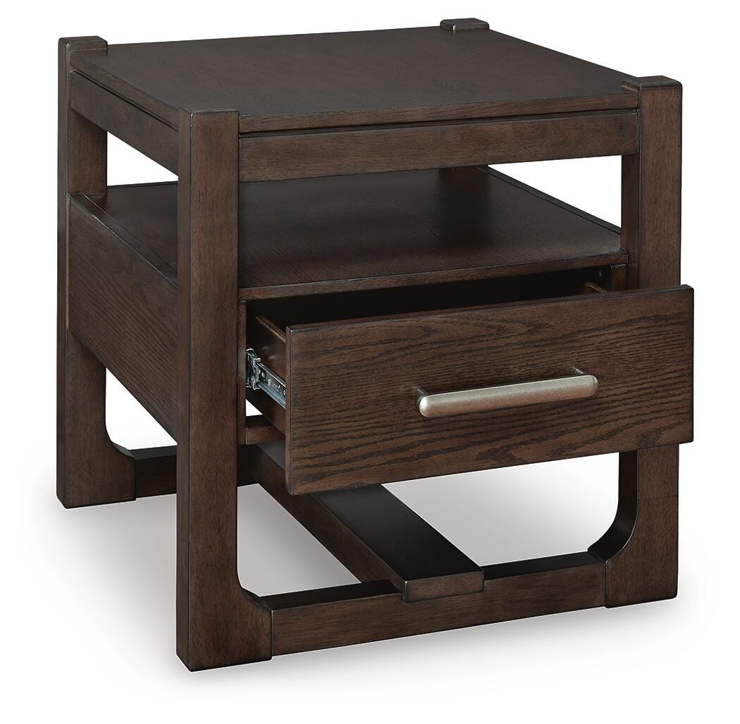 Breckington End Table - Dark Brown (T856-SI) - Image 4