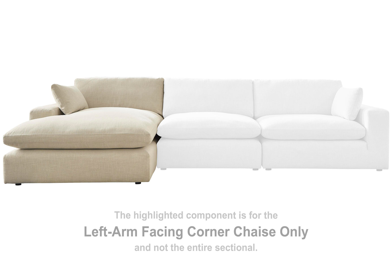Elyza Left-Arm Facing Corner Chaise (10006-SI) - Image 5