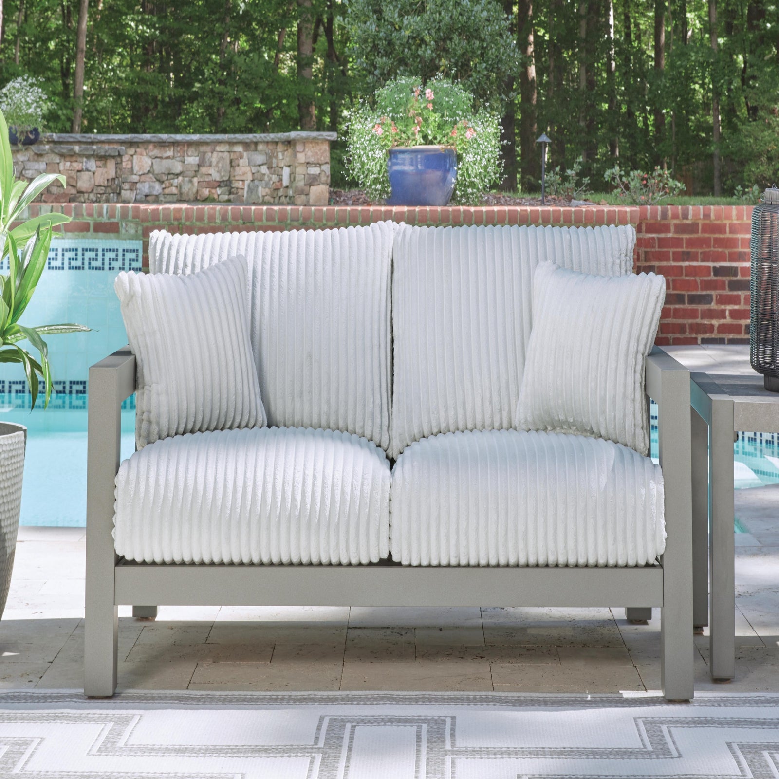 Hurley Park Outdoor Sofa with Cushion (PCP695-SI) - Image 16