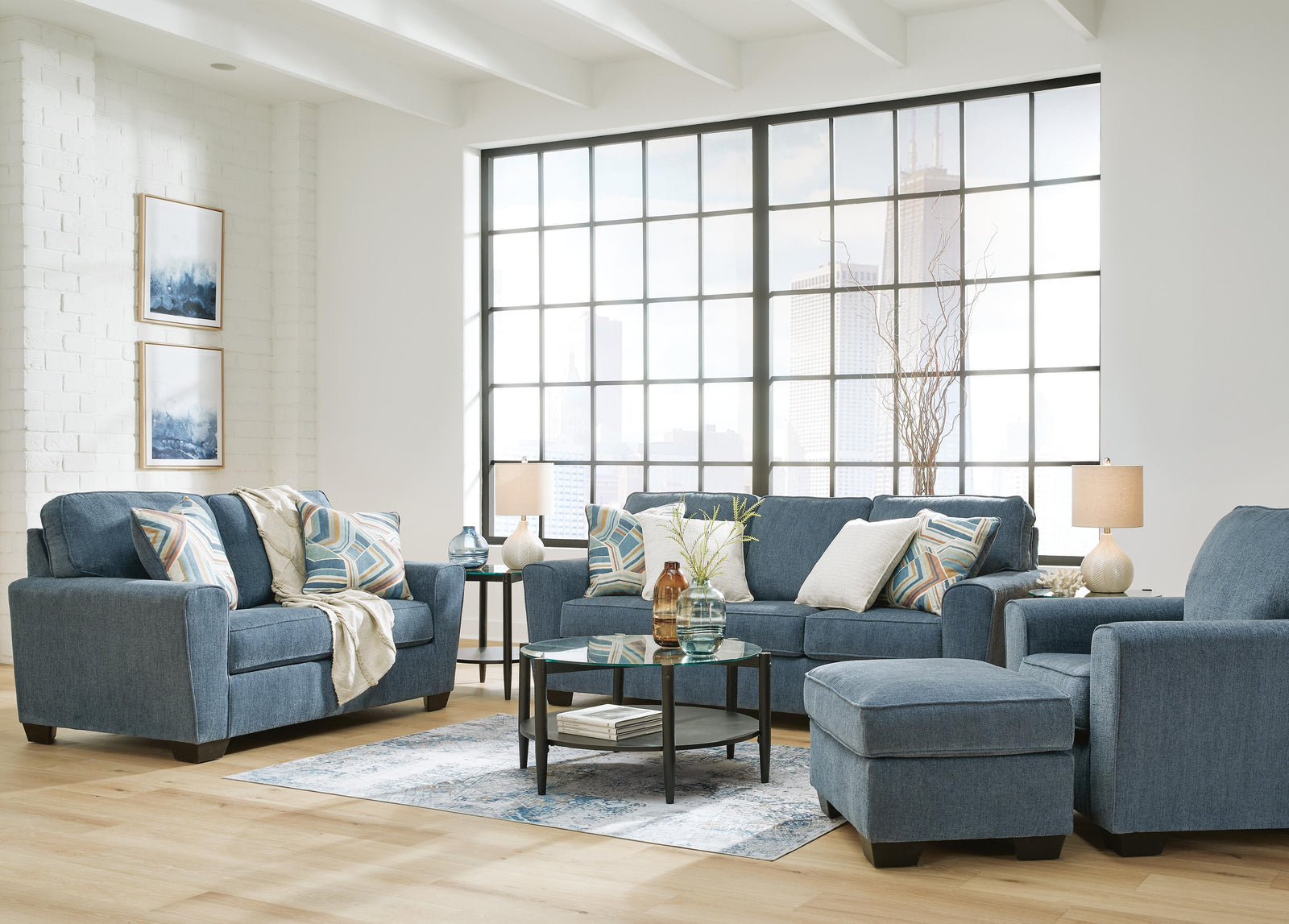 Cashton Sofa, Loveseat, Chair and Ottoman (40605-SI) - Image 18