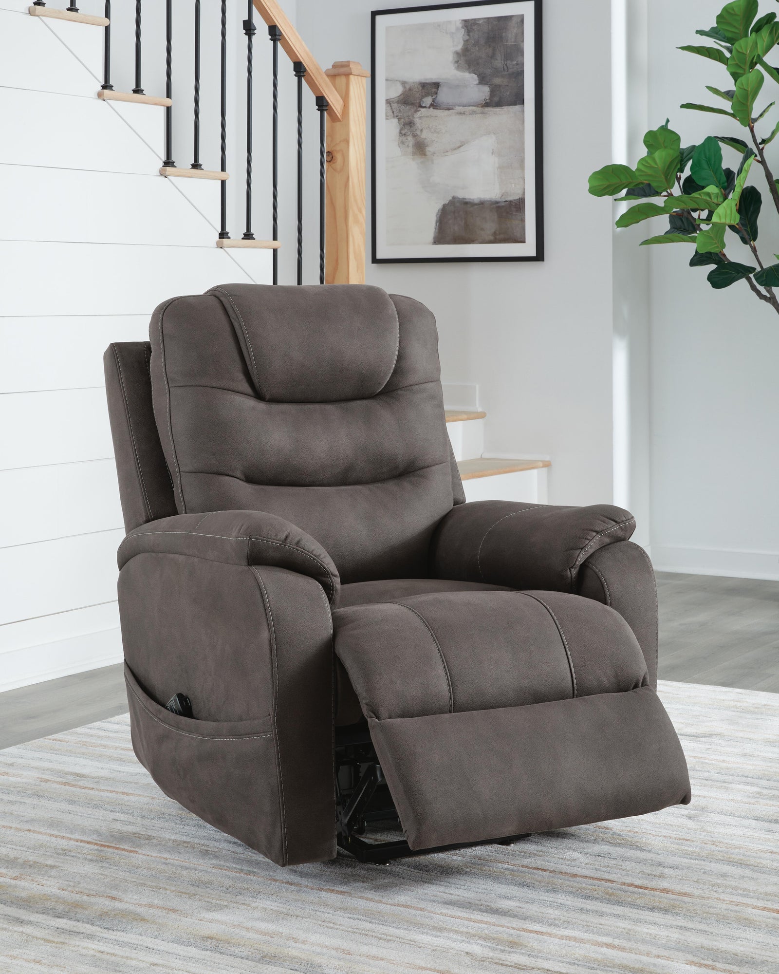 Snowfield Power Lift Recliner (17609-SI) - Image 9