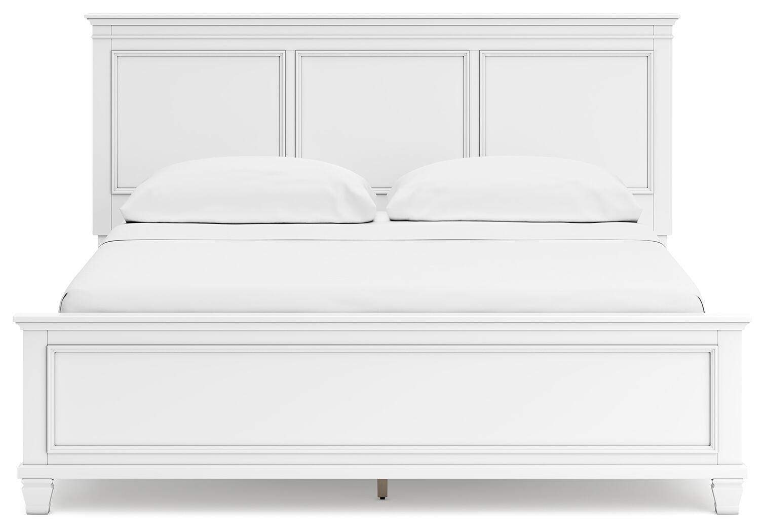 Fortman Panel Bed - White (B680-SI) - Image 4