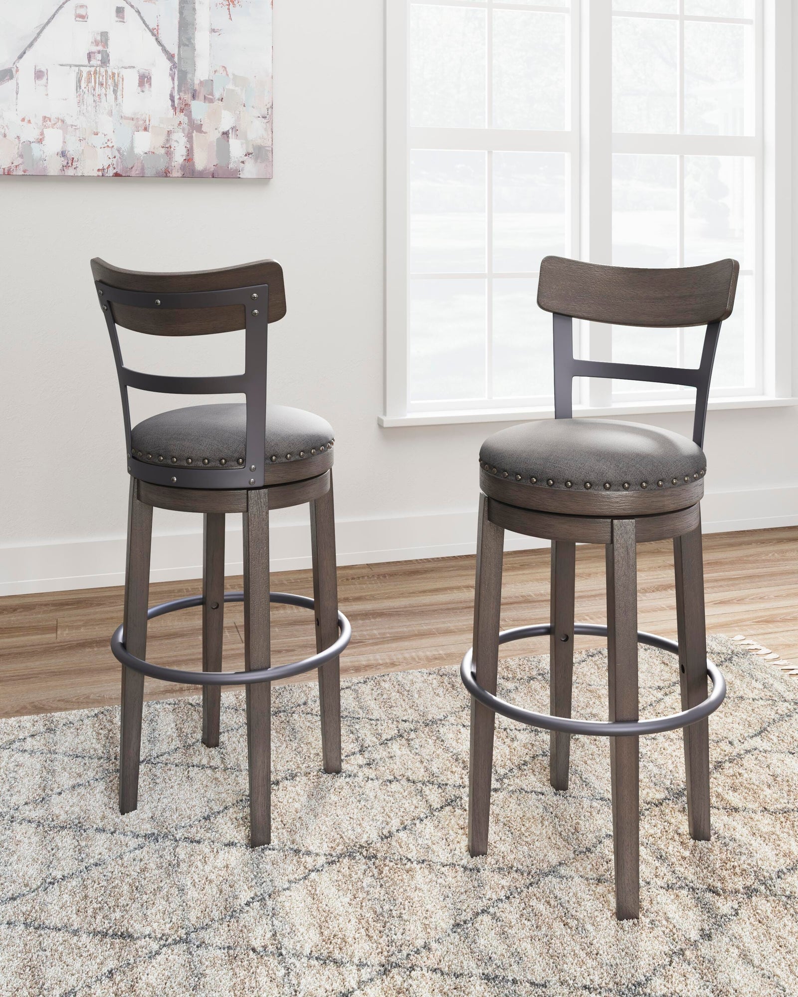 Caitbrook Bar Height Bar Stool (D388-SI) - Image 9