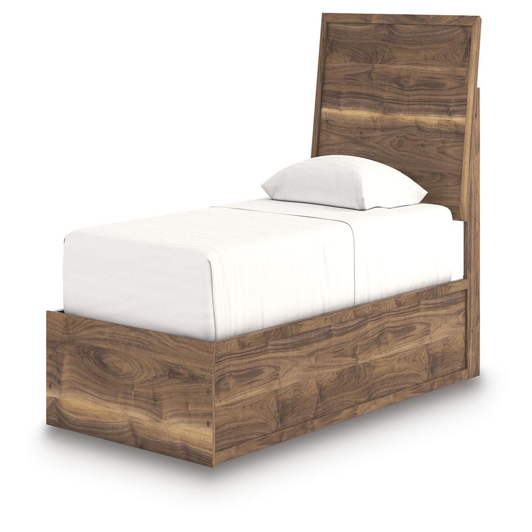 Chirason Twin Panel Platform Bed, Dresser and Mirror (PCB3367-SI) - Image 14
