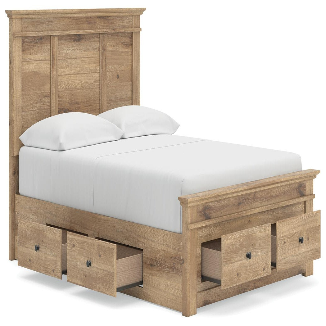 Makidern Full Panel Storage Bed (PCB1170-SI) - Image 4