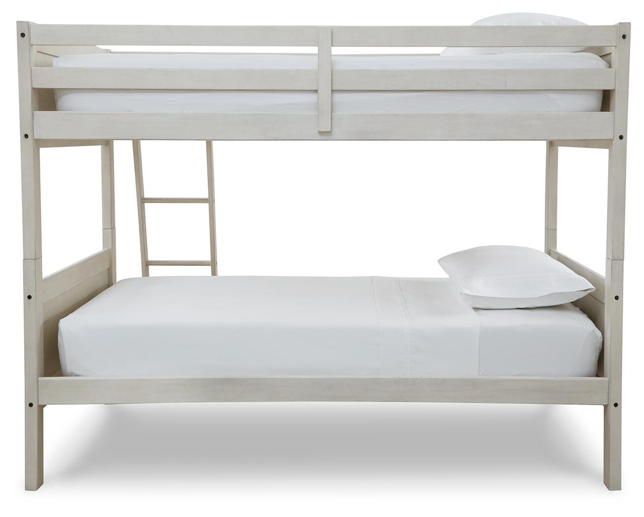 Robbinsdale Bunk Bed and Mattresses - Antique White (B742-SI) - Image 5