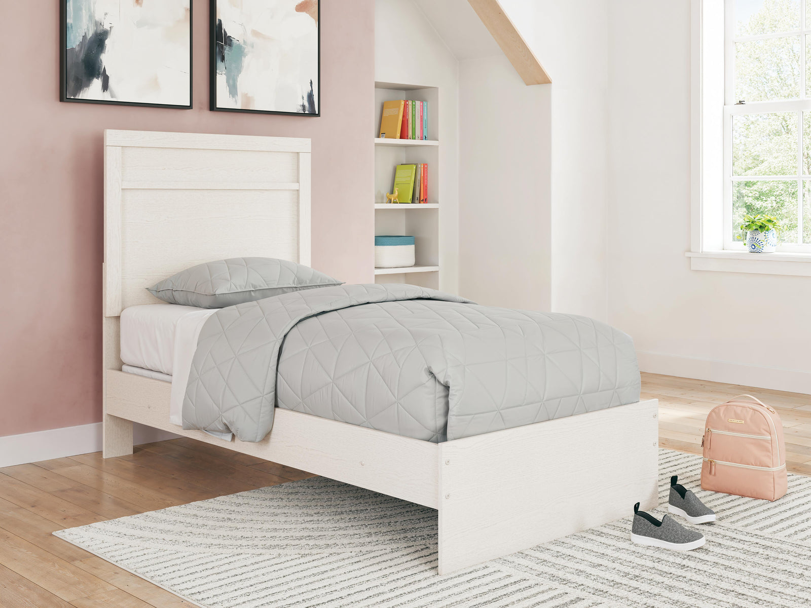 Stelsie Panel Bed (Youth) - White (B2588-SI) - Image 8