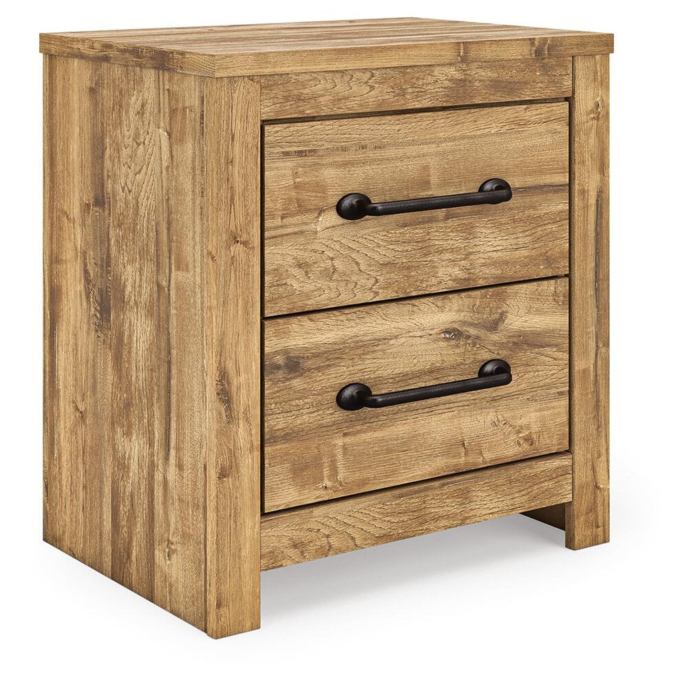 Maystonna King Crossbuck Panel Bed, Dresser, Mirror and Nightstand (PCB1580-SI) - Image 17
