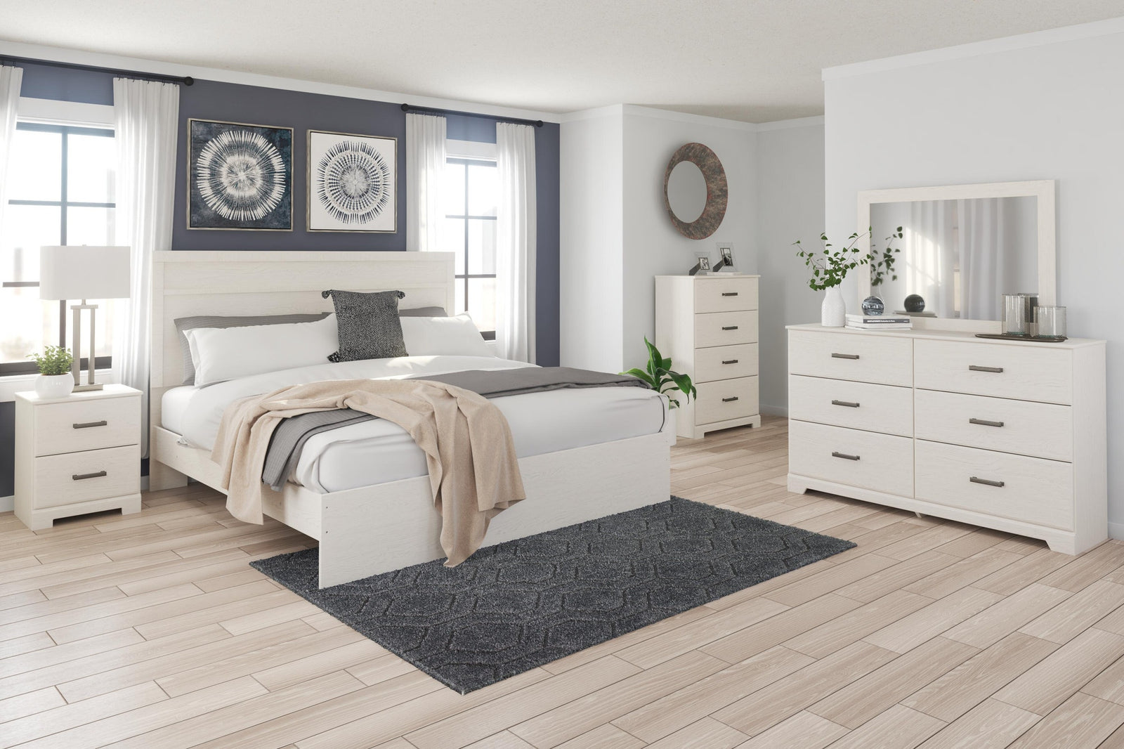 Stelsie Panel Bed - White (B2588-SI) - Image 6