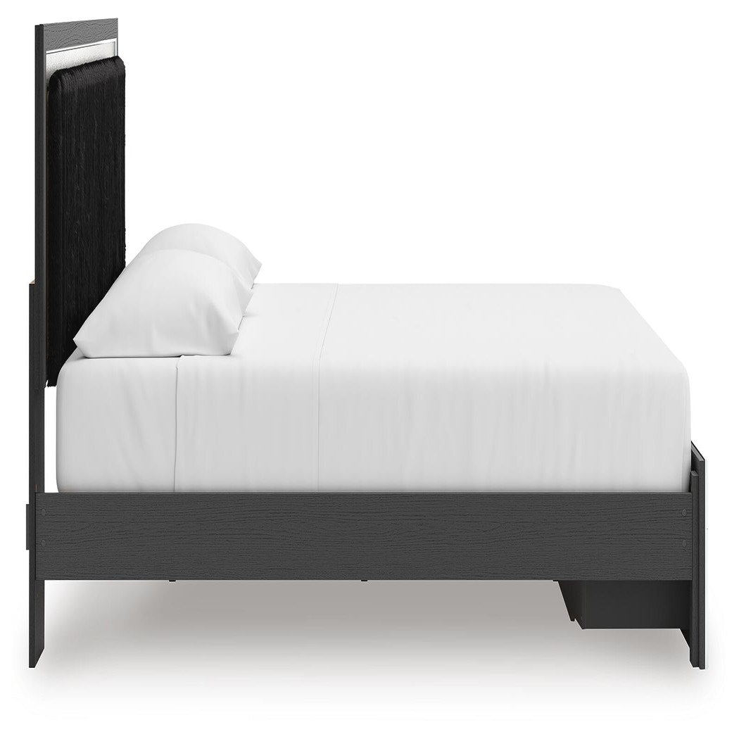 Zuraleus King Upholstered Panel Platform Storage Bed (PCB3380-SI) - Image 8