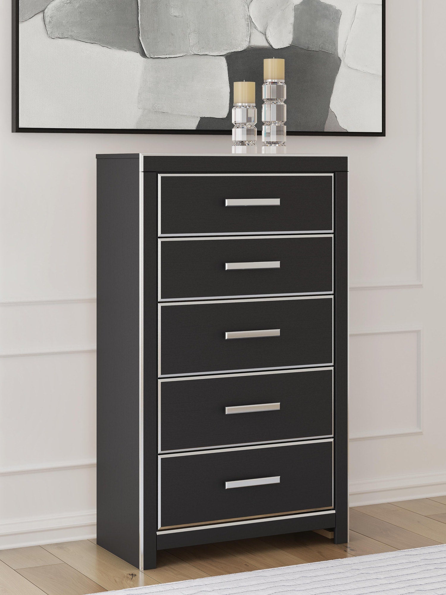 Zuraleus King Storage Bed, Dresser, Mirror, Chest and Nightstand (PCB3380-SI) - Image 35