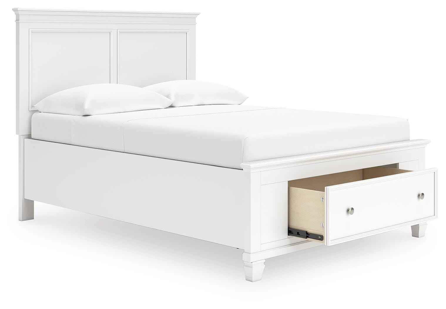 Fortman Panel Storage Bed (Youth) - White (B680-SI) - Image 3