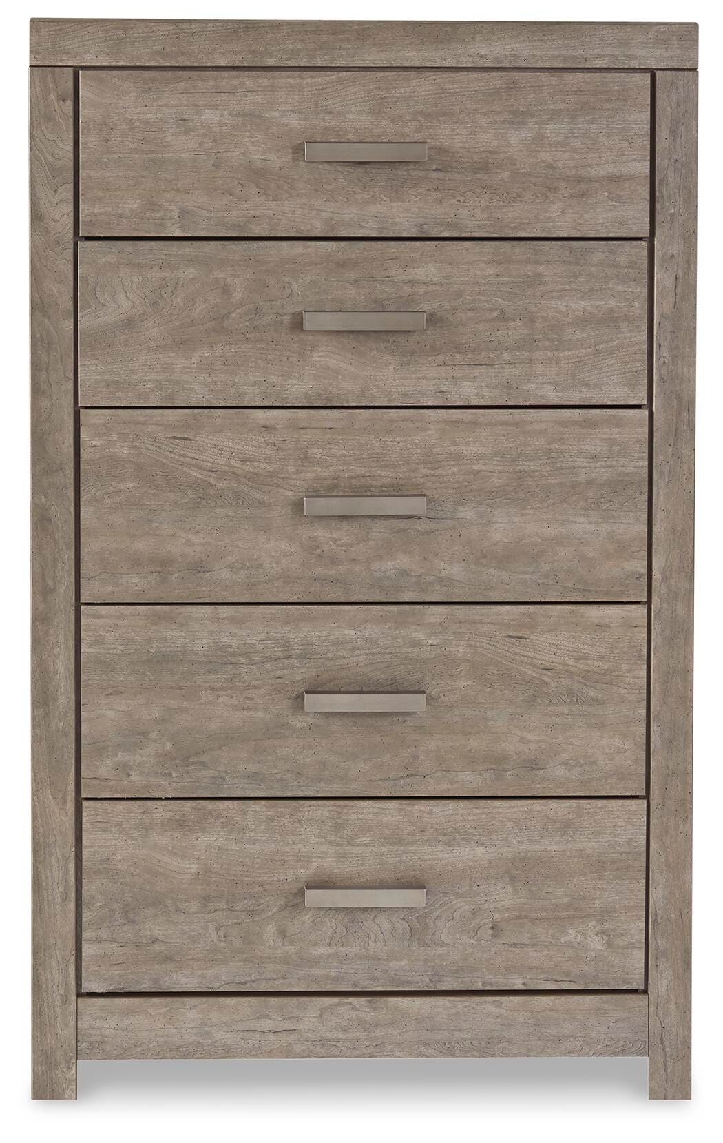 Culverbach Panel Bed, Dresser, Mirror and Chest - Gray (B070-SI) - Image 4
