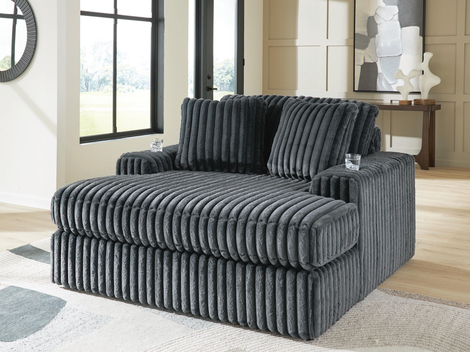 Midnight-Madness Oversized Chaise (98105-SI) - Image 28