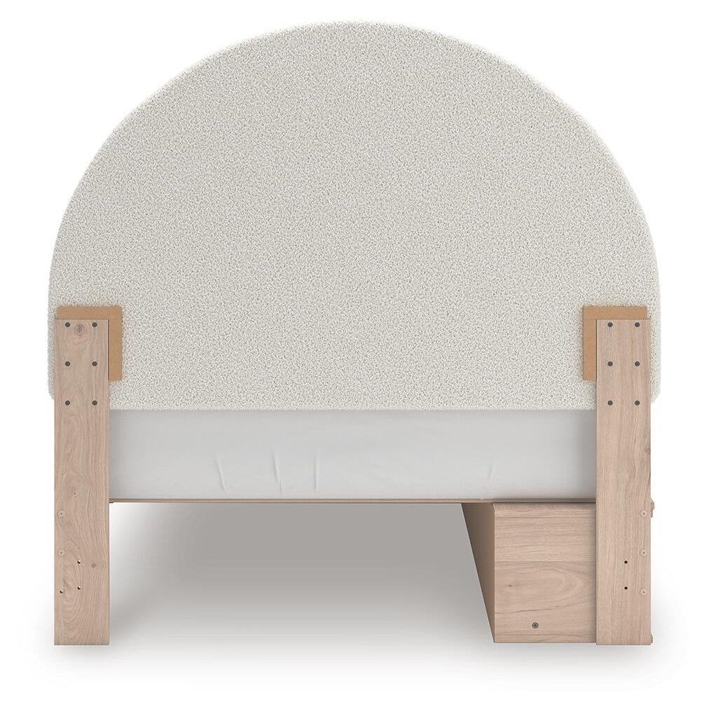 Arloster Full Panel Storage Bed, Dresser, Mirror and Nightstand (PCB1566-SI) - Image 13