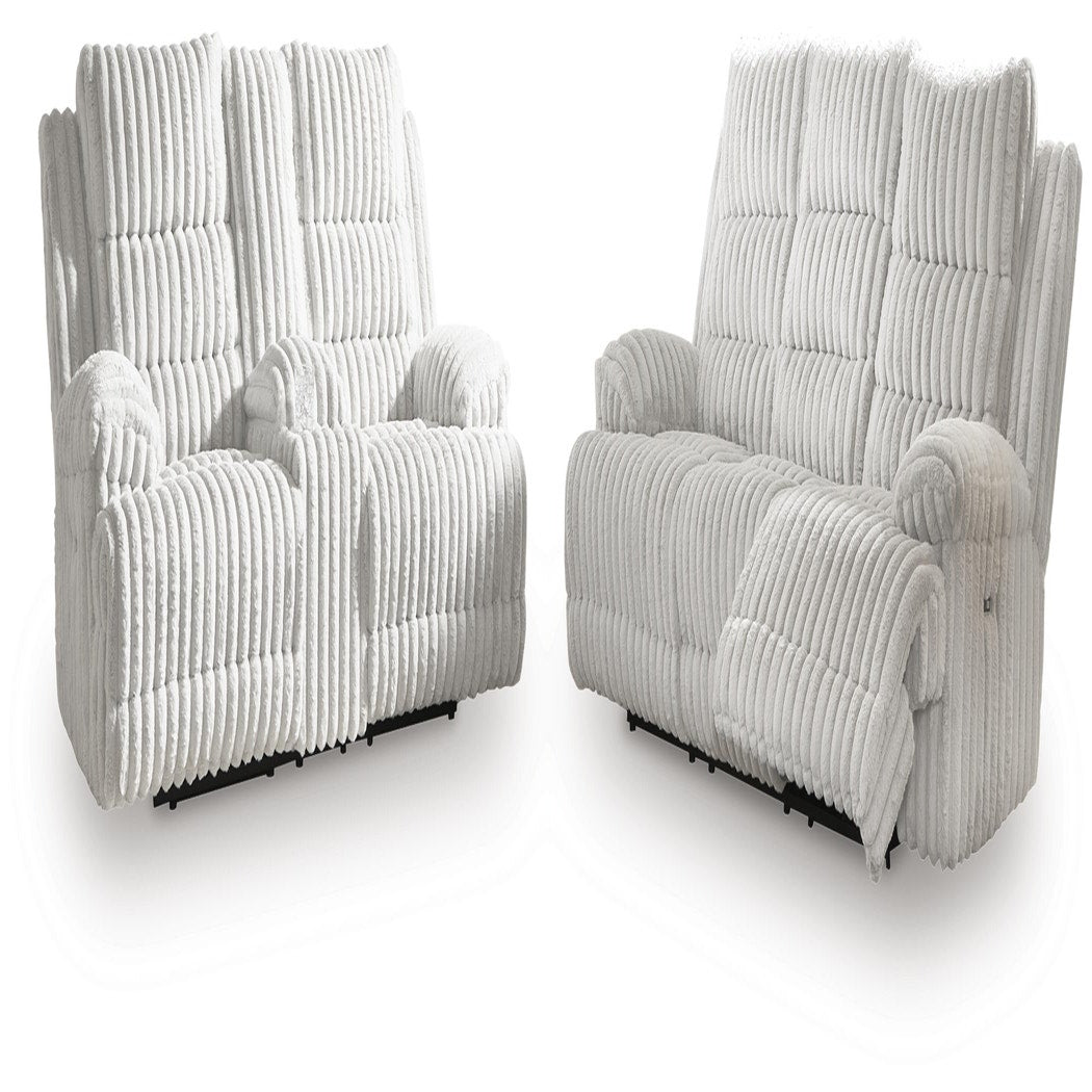 Rhines Falls Power Reclining Sofa and Loveseat (PC42804-SI)