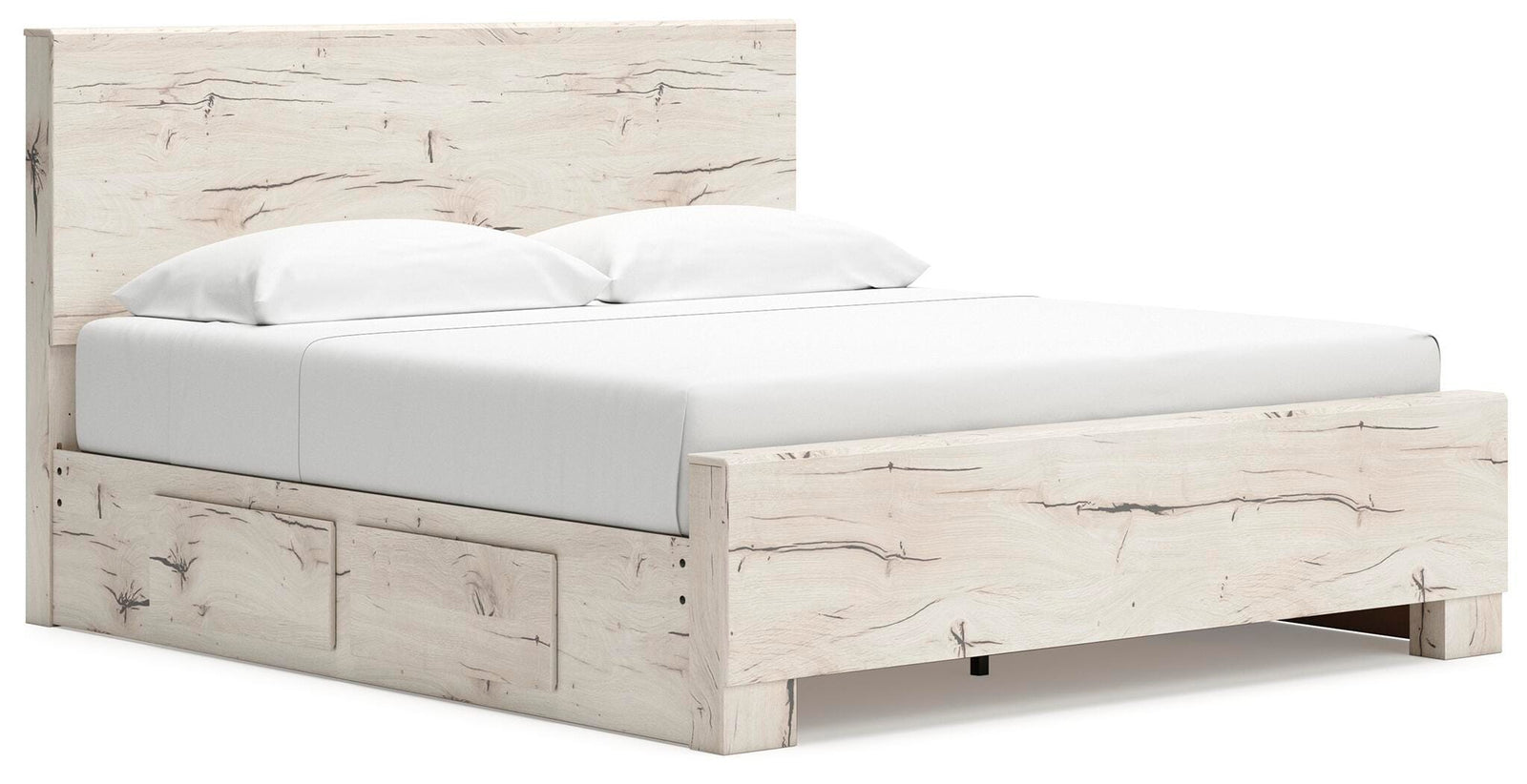 Lawroy Panel Bed with Storage, Dresser and Mirror - Light Natural (B2310-SI) - Image 11