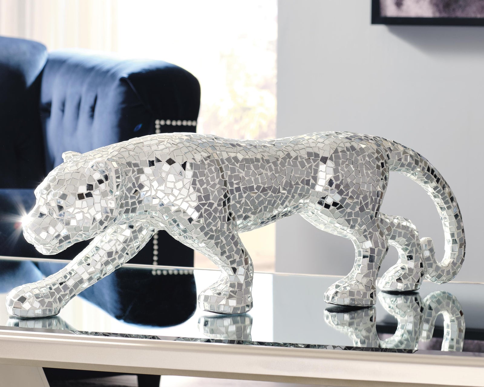Drice Panther Sculpture (A2000412-SI) - Image 2