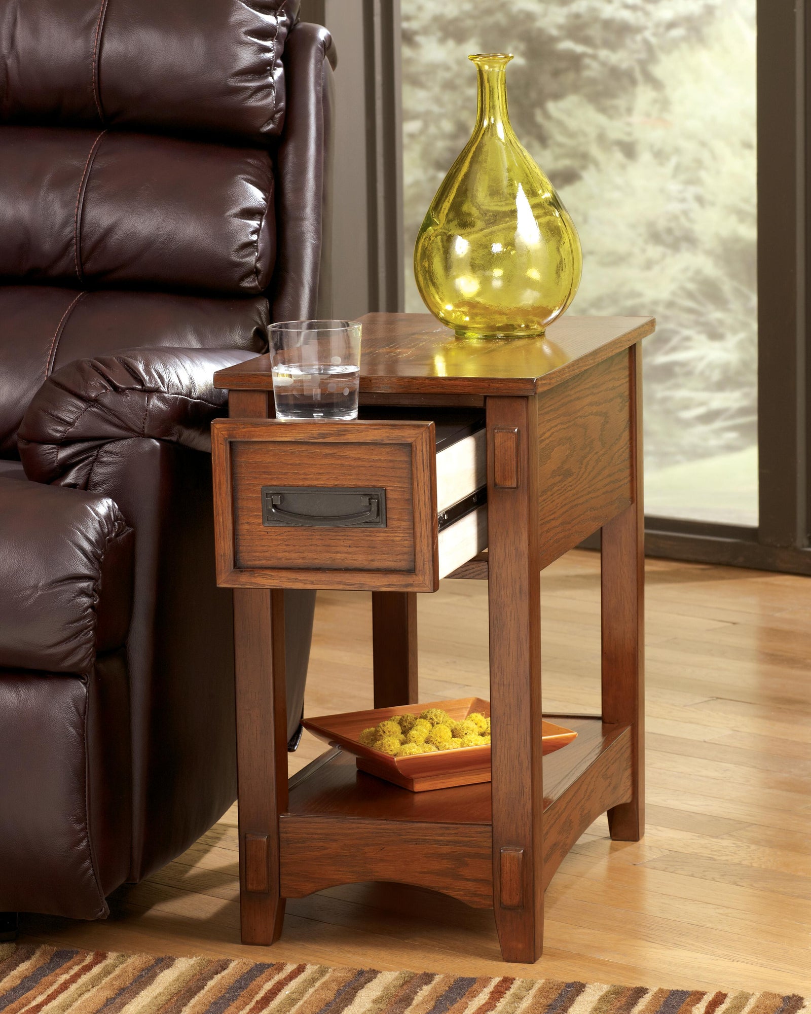 Breegin Chairside End Table - Brown (T007-SI) - Image 16