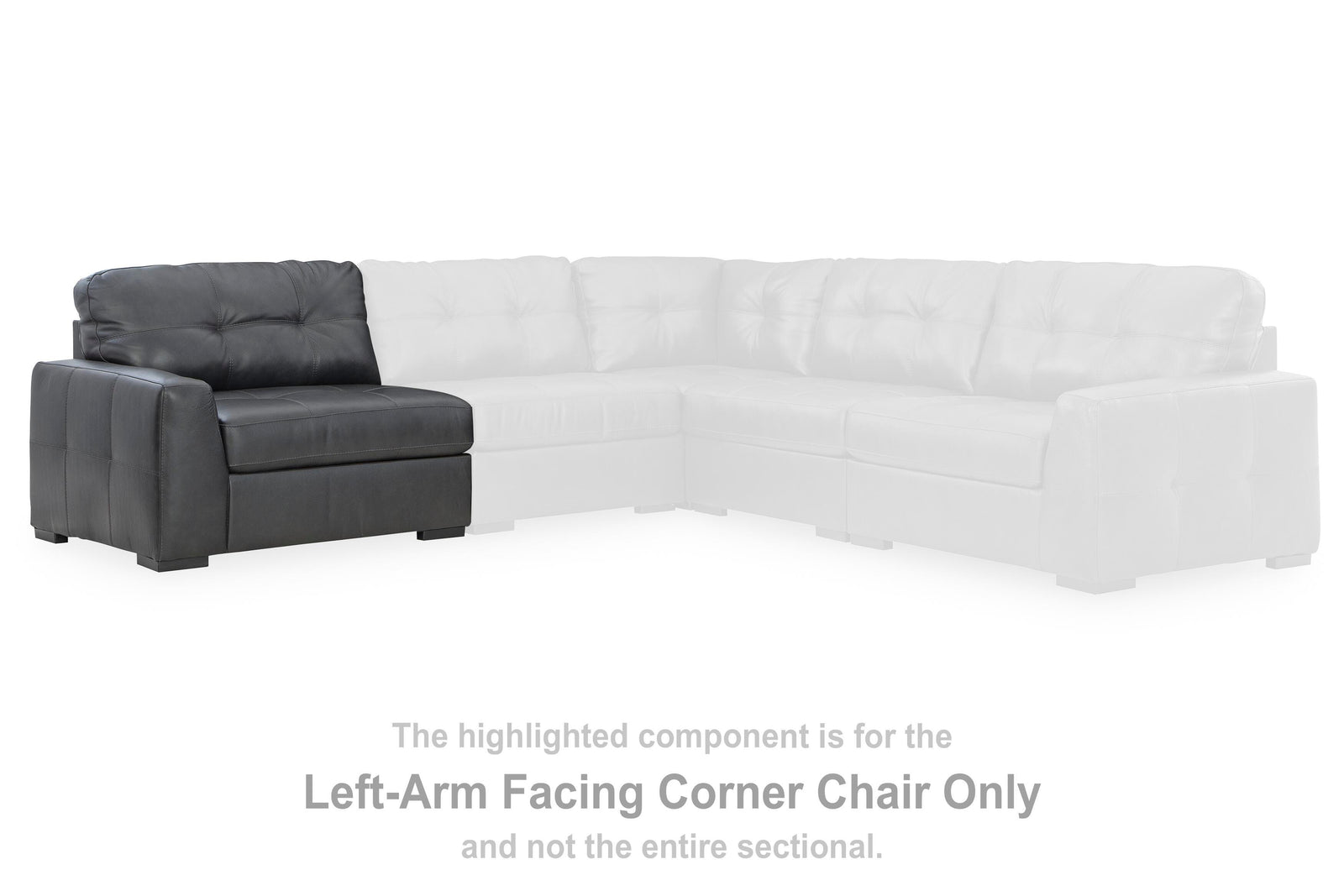 Brindley Pier Left-Arm Facing Corner Chair (99503-SI) - Image 11
