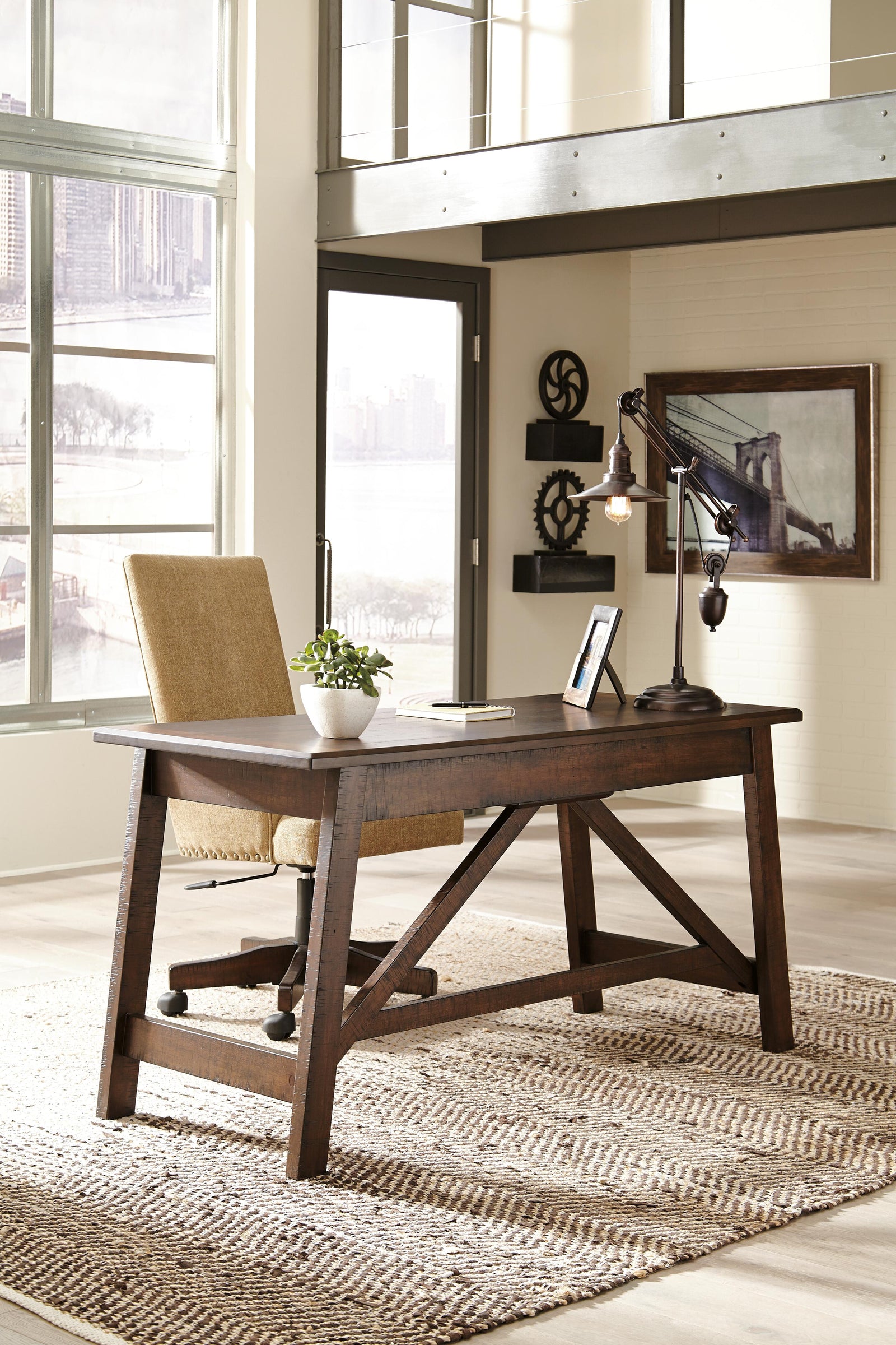 Baldridge Home Office Desk (H675-SI) - Image 10
