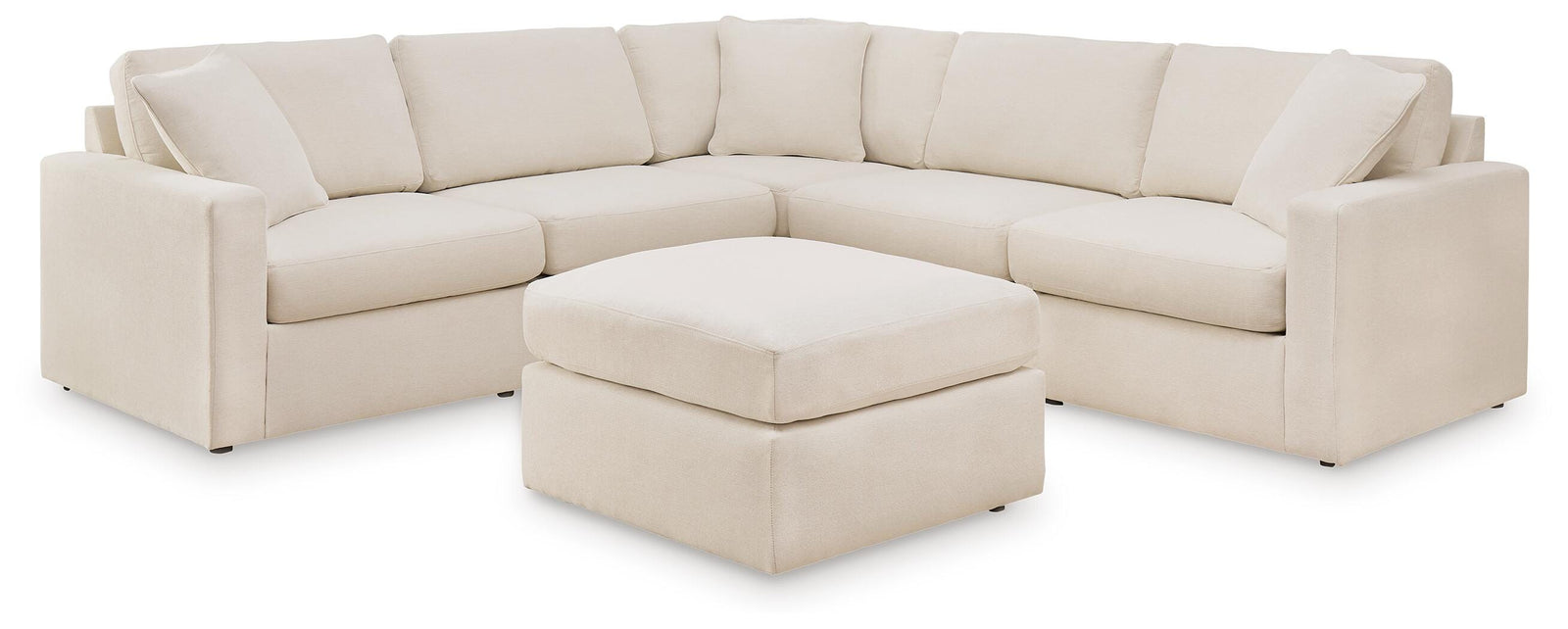 Modmax 5-Piece Sectional and Ottoman (92103-SI)