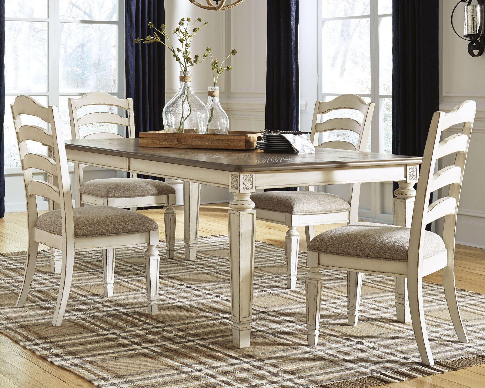 Realyn Dining Table and 8 Chairs (D743-SI) - Image 6
