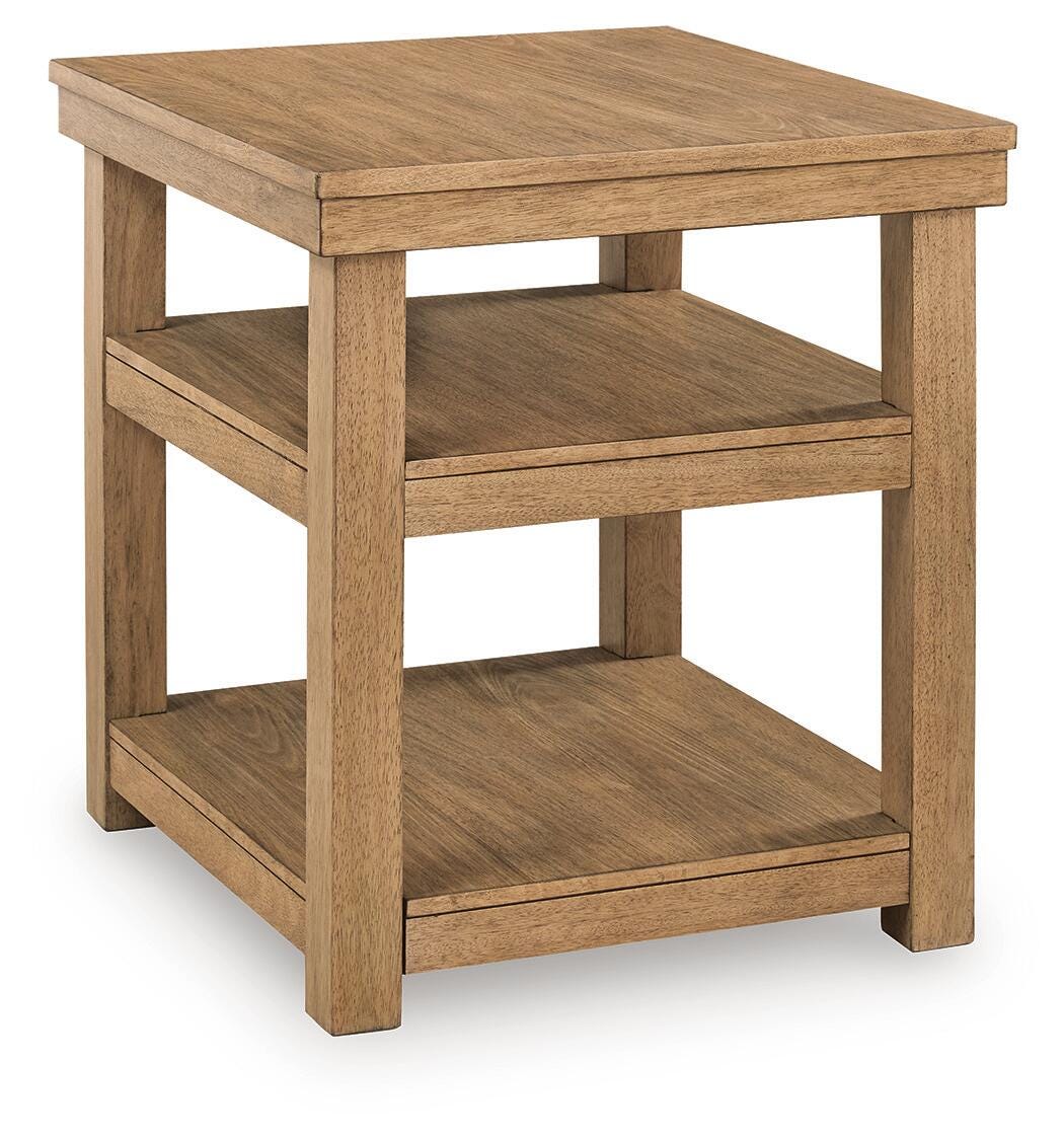Wittenmyer End Table - Natural/Black (T794-SI)